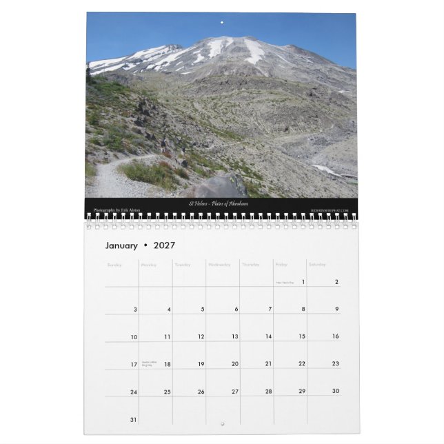 Mountainbikedestinationer Kalender (Jan 2027)