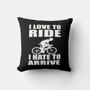 Mountainbikehumor - Citat om cykling - Roligt om c Kudde