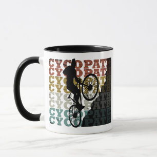 Mountainbikehumor - Rolig cykling - Cykopat Mugg