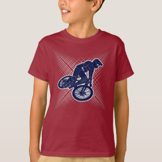 Mountainbikepojken lurar T-tröja T Shirt