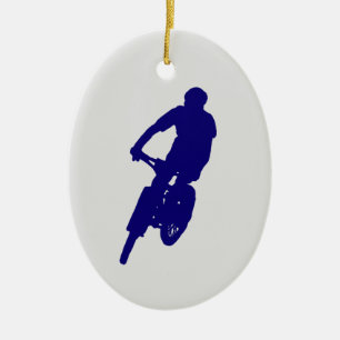 Mountainbikeprydnad Julgransprydnad Keramik