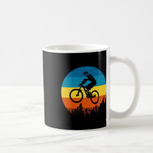 Mountainbiker Retro Sunset - Mtb Mountainbike Kaffemugg