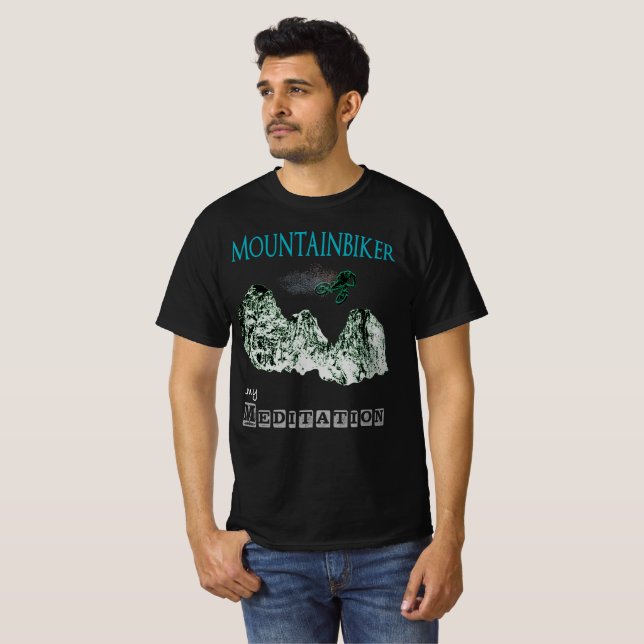 Mountainbiker T-Shirt (Hel framsida)