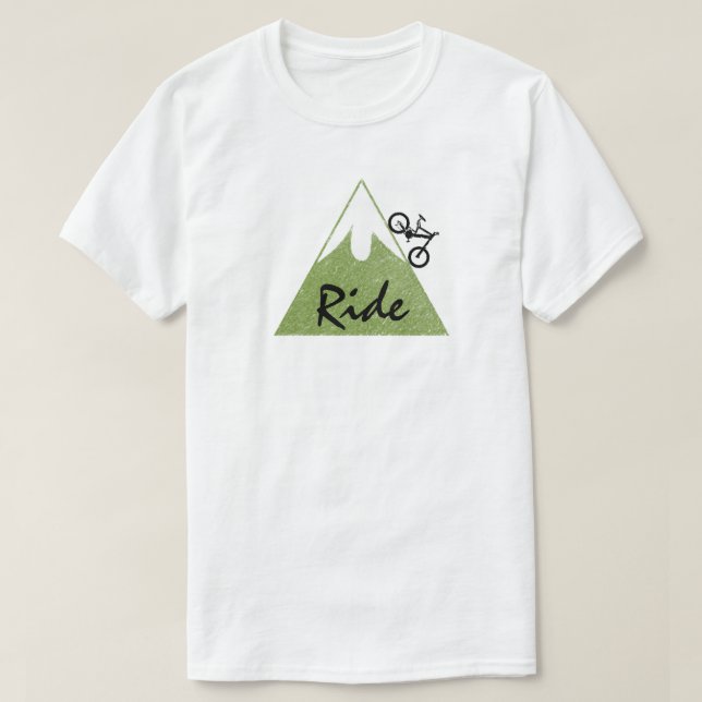 MountainbikeT-tröja T Shirt (Design framsida)