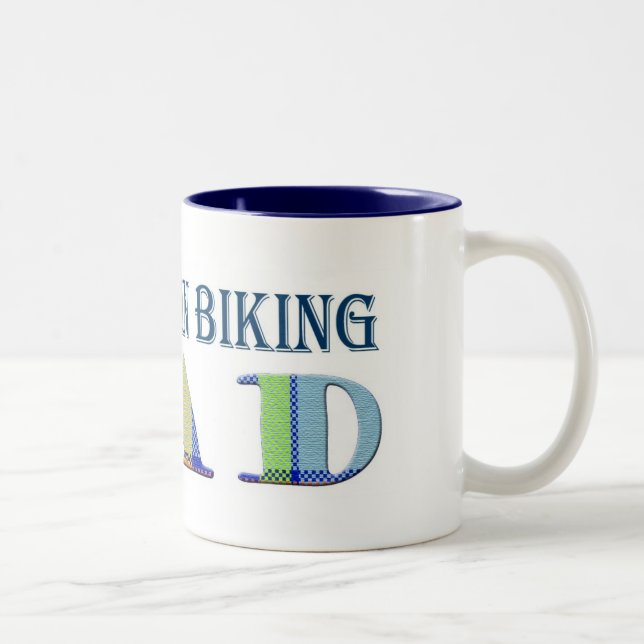 MountainBikingPappa Två-Tonad Mugg (Höger)