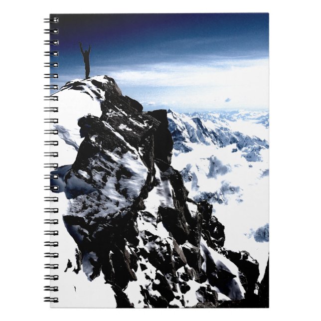 Mountaineer Achievement Snö Winter Anteckningsbok (Framsidan)
