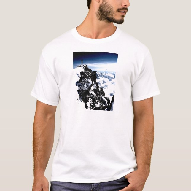 Mountaineer Achievement Snö Winter T-shirt (Framsida)
