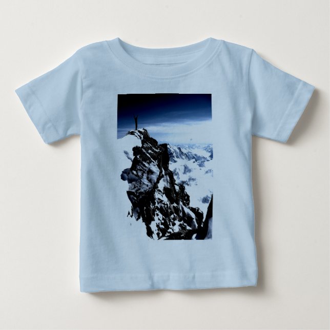 Mountaineer Achievement Snö Winter T-shirt (Framsida)