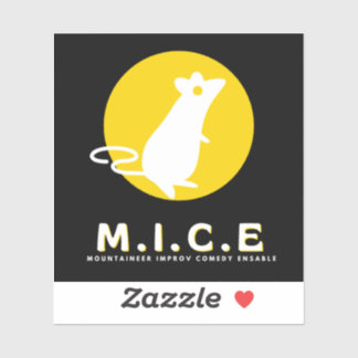 Mountaineer Improv Comedy Ensemble Vinyl Sticker Klistermärken