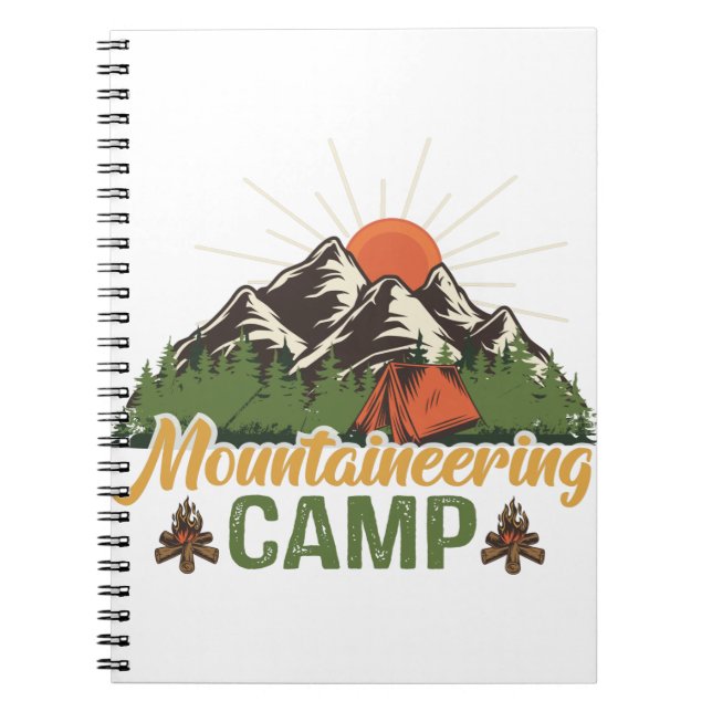 Mountaineering camp anteckningsbok (Framsidan)