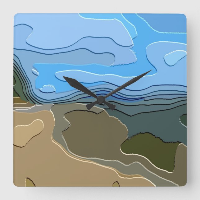 MOUNTAINER FYRKANTIG KLOCKA (Framsida)