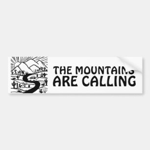 MOUNTAINERNA KALLAR FÄNGELLT RVing Bildekal