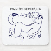 MountainFire Media Logotyp Design på en