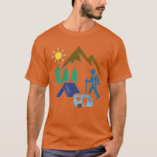 Mountainrek Outr Camp Scene flicka T Shirt