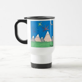 Mountains and Fireworks Travel Mug Resemugg