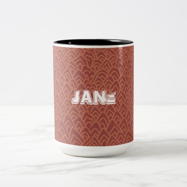 Mountains Beije Två-Tonad Mugg (Center)