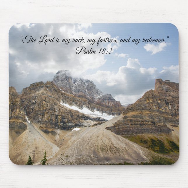 Mountains Christian Mousepad Musmatta (Framsidan)