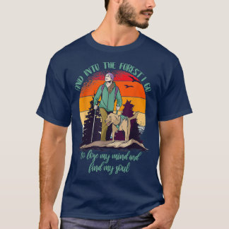 Mountains Dog Hiking Doggie Saying Gift For Dog T Shirt