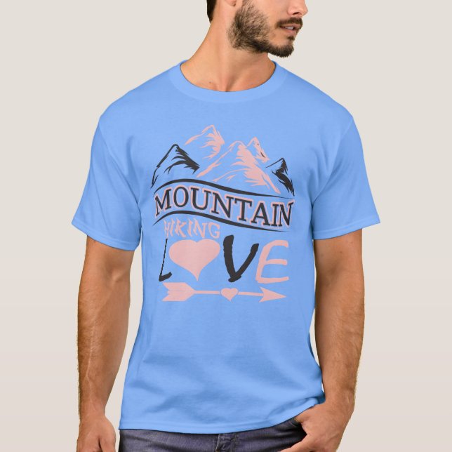 Mountains Hiking Mountaineering Sports Love Alps f T Shirt (Framsida)