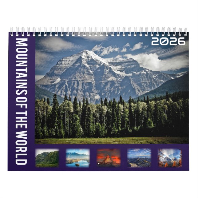 Mountains Of The World 2026 Calendar Kalender (Omslag)