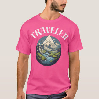 Mountains Traveler Active T Shirt