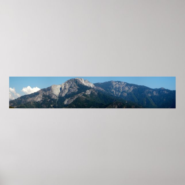 Mountains, View in the Sequoia National Park Poster (Framsidan)