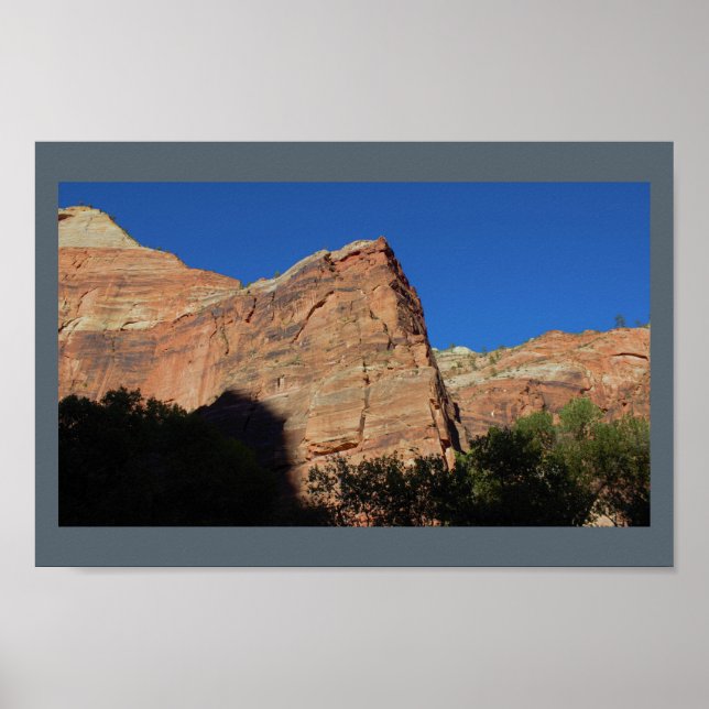 Mountains Zion nationalpark Poster (Framsidan)