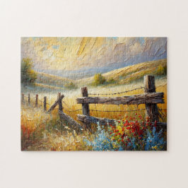 MOUNTAINSIDE JIGSAW PUZZLE - LANDSCAPE SERIES PUSSEL
