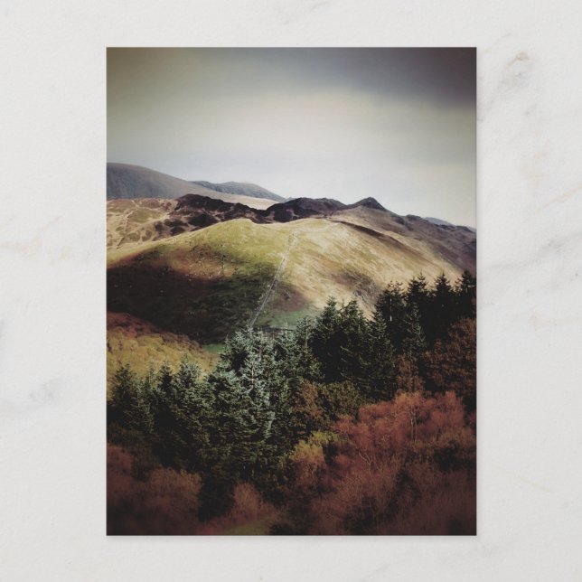 MOUNTAINSTÅND FÖR WALES VYKORT (Framsida)