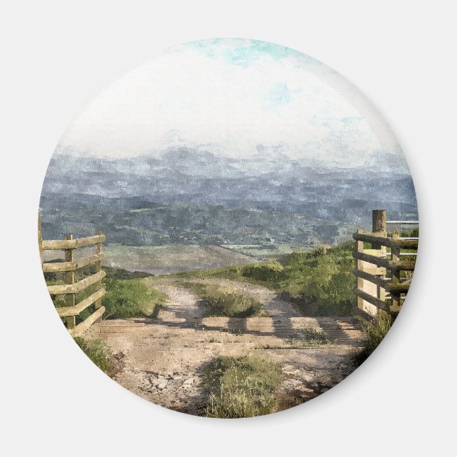 MOUNTAN VÄG MAGNET (Framsidan)