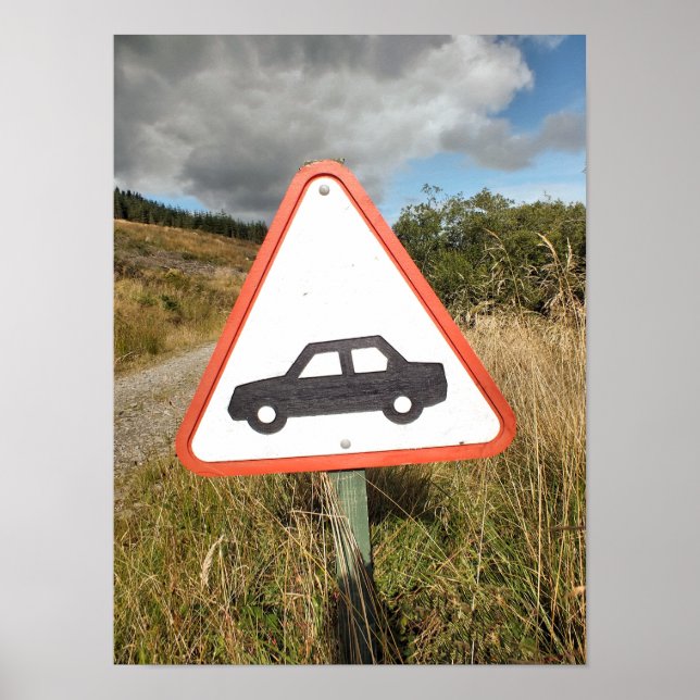 MOUNTAN VÄG POSTER (Framsidan)