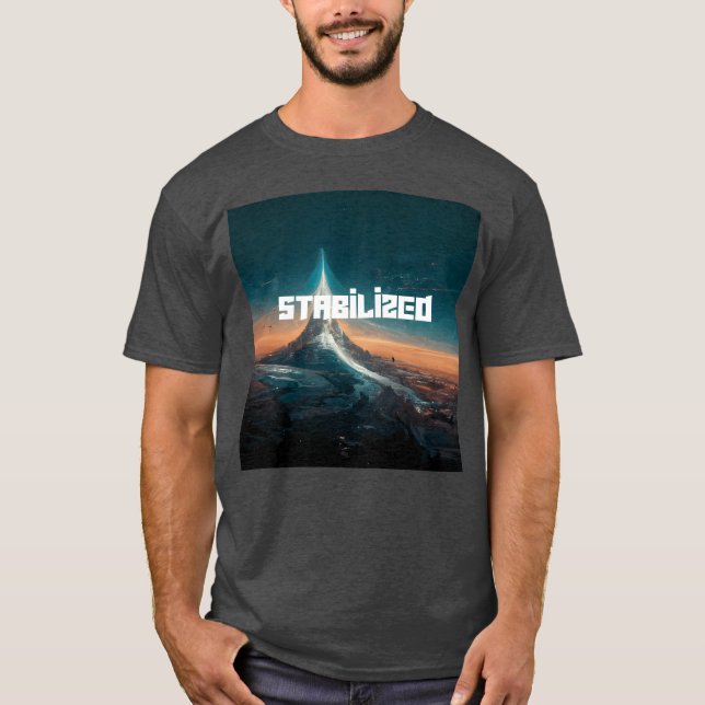 Mounten City Stabiliserad png present T Shirt (Framsida)