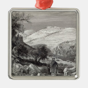 Mountet of Olives, från Mount Zion Julgransprydnad Metall