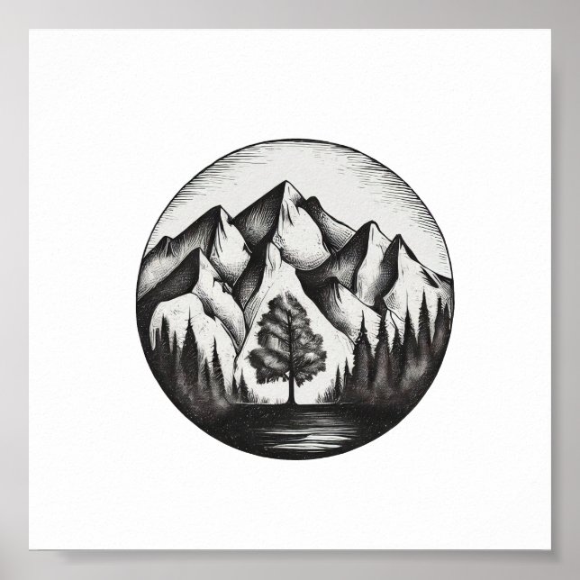 Mountian Logotyp Poster (Framsidan)