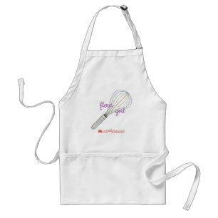 Mour Girl apron, personlig med namn Förkläde