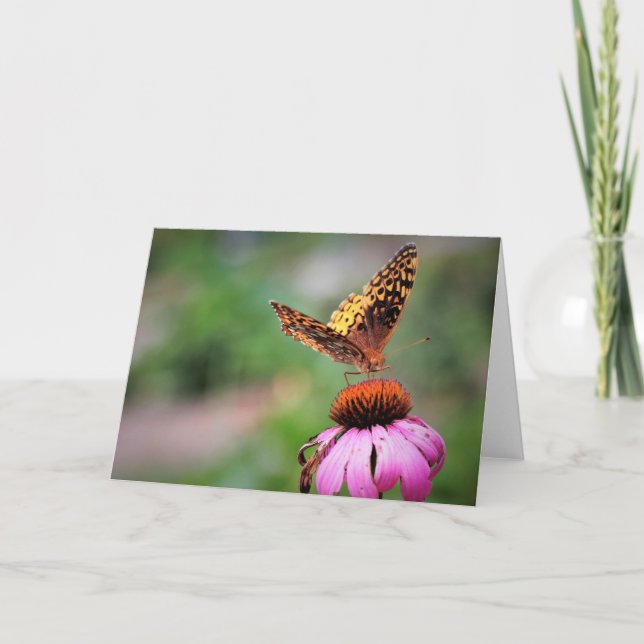 Mourak Butterfly Cards Tack Kort (Framsida)