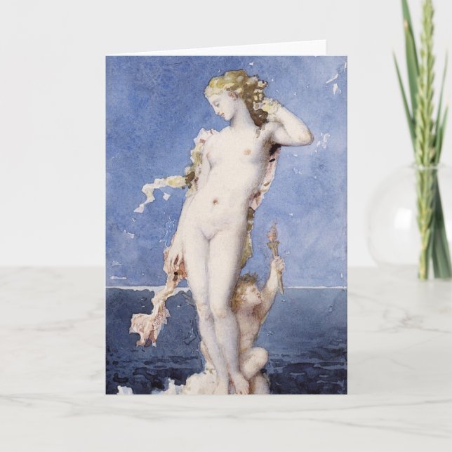 Moureau Aphrodite Birth of Venus Kort (Framsida)