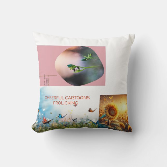 "Mourish & Comfort: The Ultimate Pillow Cover" Kudde (Framsida)