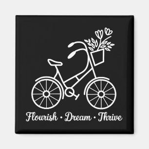 Mourish Dream Thrive Blommigt Bike 8647 Funny Anti Magnet