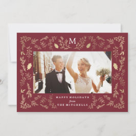 Mourish Monogram | Helgdag-fotokort Julkort