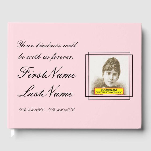 Mournal och Konservativ Wake Service Guest Bok (Framsida)