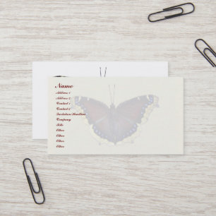 Mourning Cloak Butterfly - Nymphalis antiopa Visitkort