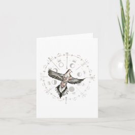 Mourning Dove-mappat anteckningskort