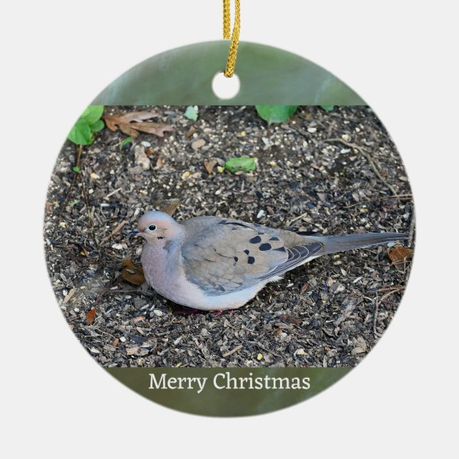 Mourning Dove Photo Ornament (Framsidan)