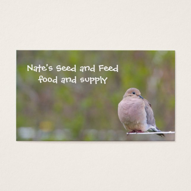 Mourning Dove Visitkort (Framsidan)