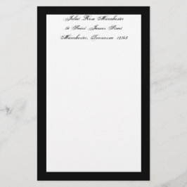 Mourning Stationery