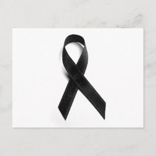 Mourning - Svart menyfliksområde Vykort