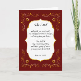 Mourouragement Bible Verse Sympathy Card Tack Kort