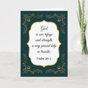Mourouragement Bible Verse Sympathy Card Tack Kort