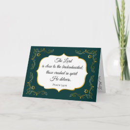 Mourouragement Bible Verse Sympathy Card Tack Kort